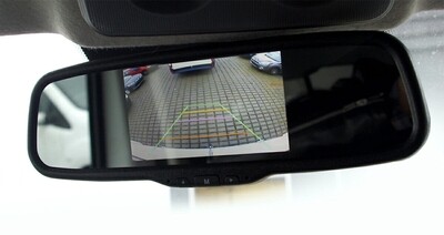 Automašīnas TFT-LCD monitors/spogulis ar 5 collu ekrānu Secure 5MD2 5"