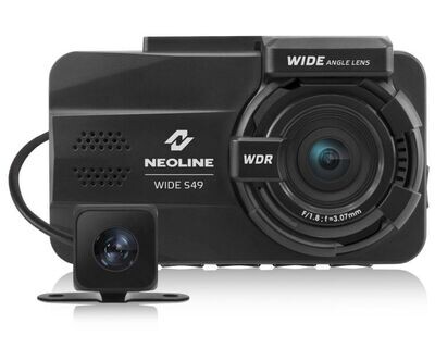 NEOLINE WIDE S49 - Full HD videoreģistrators ar divām kamerām
