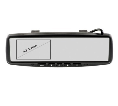 Automašīnas TFT-LCD monitors/spogulis ar 4.3 collu ekrānu PARKSAFE PS5006