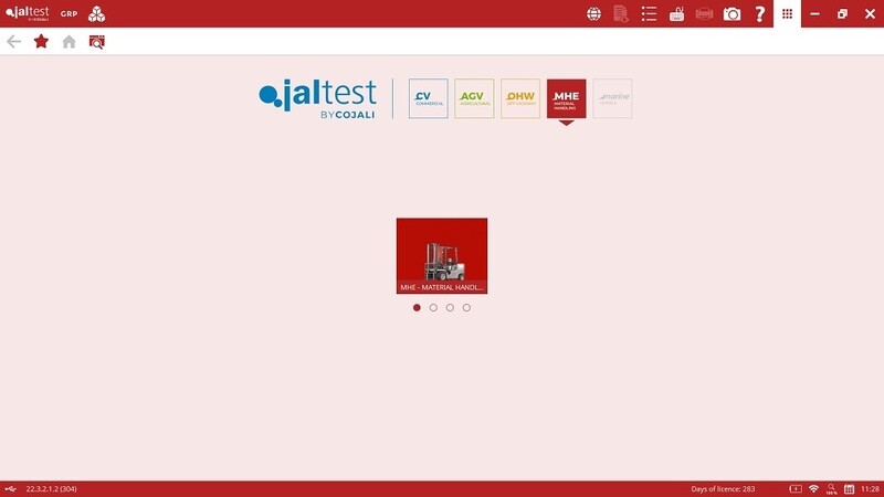 JALTEST SOFT MHE - ПО для диагностики погрузочно-разгрузочной техники