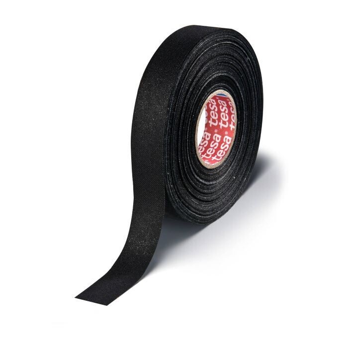 Tesa 51025 PET cloth insulating tape 19mm x 25m black