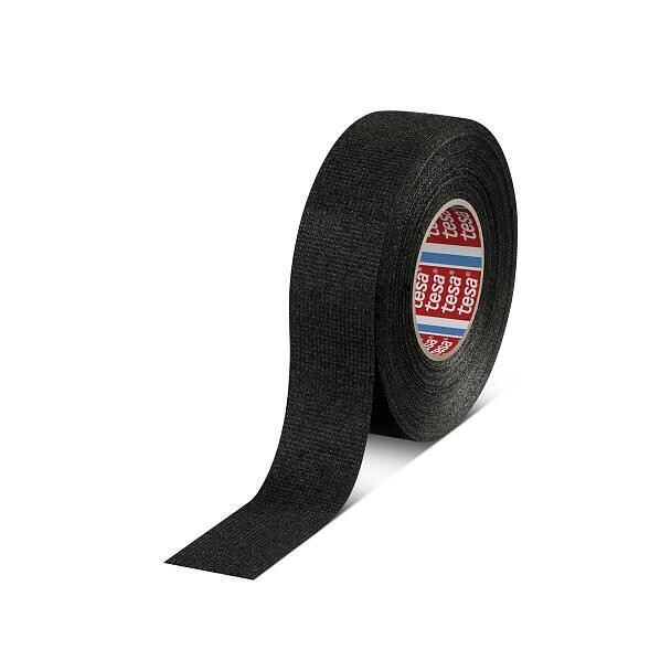 Tesa 51608 PET fleece insulating tape 19mm x 15m black