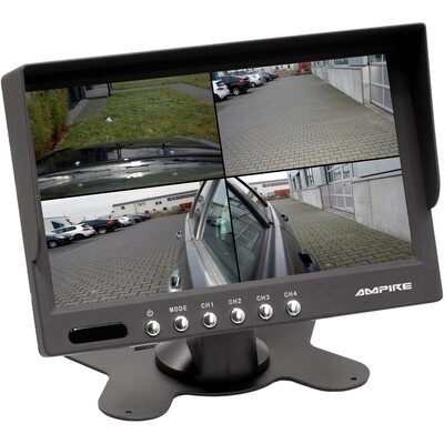 4 kanālu automašīnas LCD monitors ar 7 collu ekrānu Ampire RVM070-2G