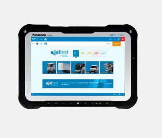 Jaltest Rugged Pad EU FZ-G2 - dust and splashproof tablet PC