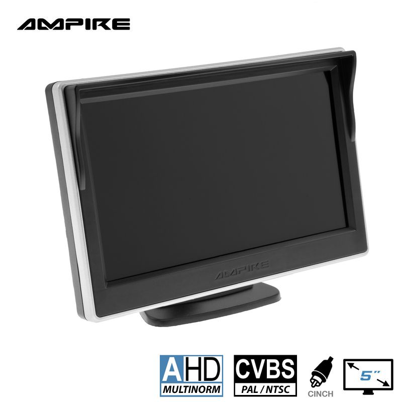 Automašīnas AHD TFT-LCD monitors ar 5 collu ekrānu Ampire RVA051 5"