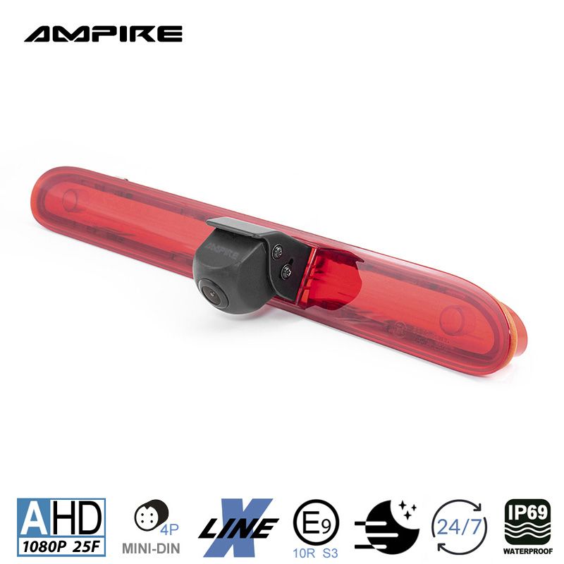 AHD камера заднего вида AMPIRE KVА-EXPERT - JUMPY/SPACETOURER/TRAVELLER/EXPERT/PROACE/SCUDO/VIVARO