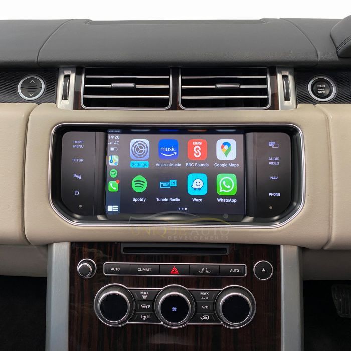 Bezvadu CarPlay/Android Auto modulis Land Rover/Jaguar automašīnām