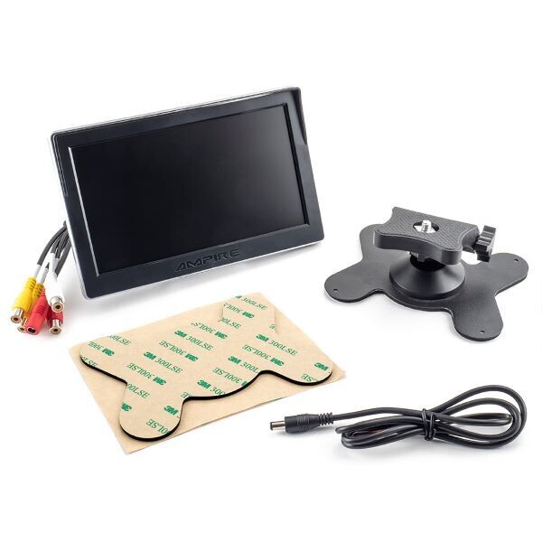 Automašīnas TFT-LCD monitors ar 7 collu ekrānu Ampire RVM071