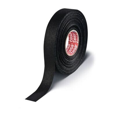 Auduma PET izolācijas lente Tesa 51025 19mm x 25m melna