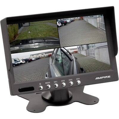 4 kanālu automašīnas LCD monitors ar 7 collu ekrānu Ampire RVM070-2G 4 kanālu automašīnas LCD monitors ar 7 collu ekrānu Ampire RVM070-2G