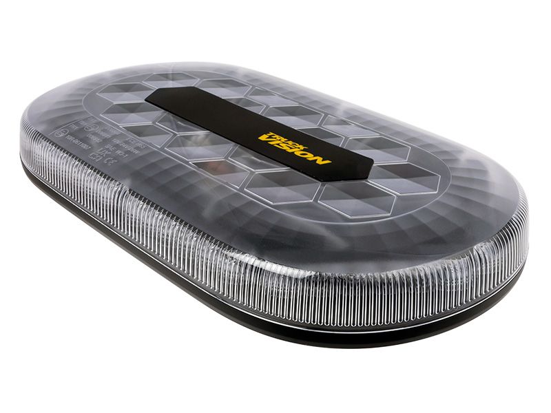 LED мини‑проблесковая балка TruckVision (Amber) – 12/24V, ECE R65, ADR, IP66