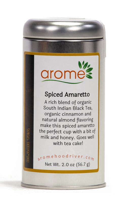 Spiced Amaretto Black Tea- Tin (2 oz)