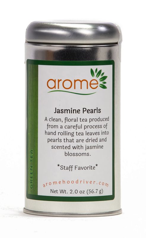 Jasmine Pearls Green Tea - Tin (2 oz)