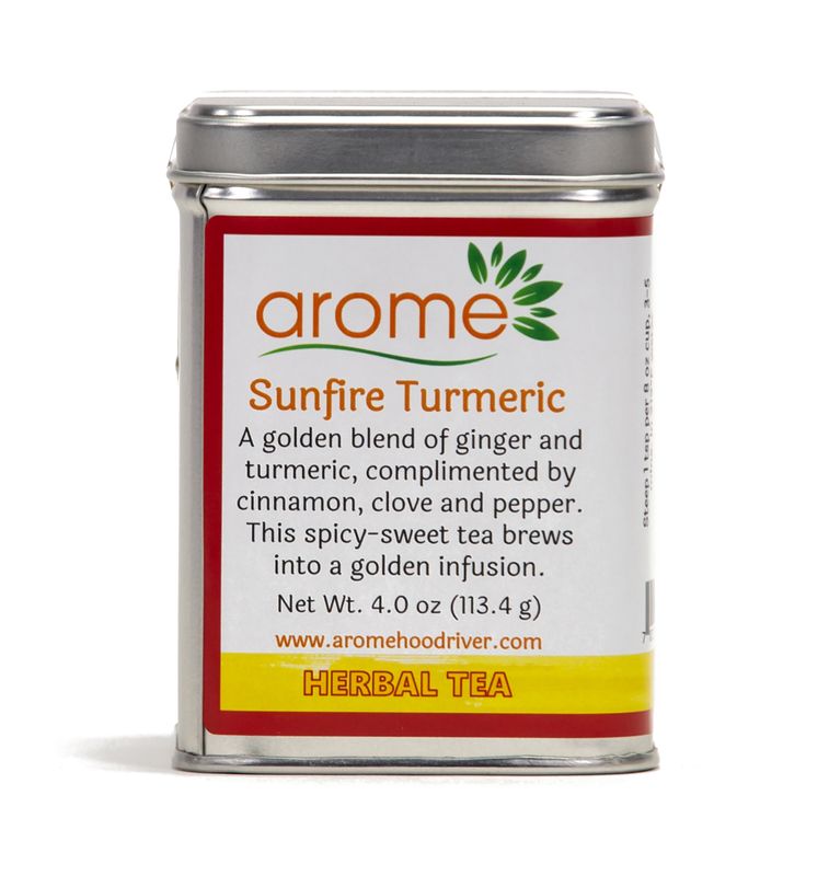 Sunfire Turmeric Herbal Tea - Tin (4 oz)