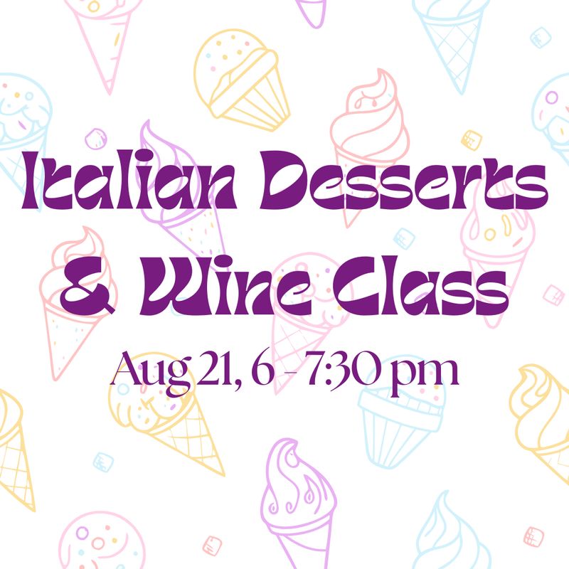 Italian Frozen Desserts - Aug 21