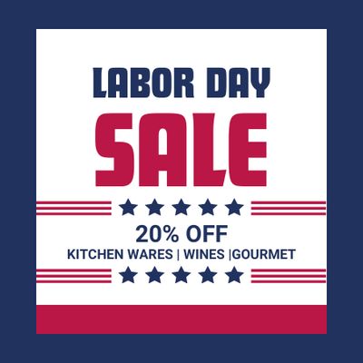 Labor Day Sale - 8/22- 9/2