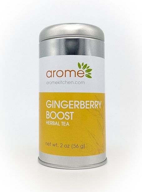 Gingerberry Boost Herbal Tea - Tin (2 oz)