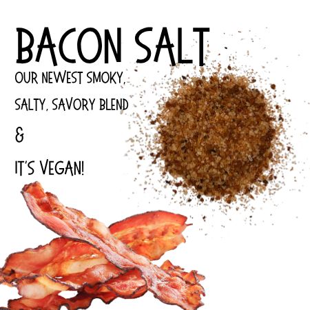 Bacon Sea Salt - 1/2 cup Jar (4.1 oz)
