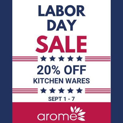 Labor Day Sale - September 1 - 7
