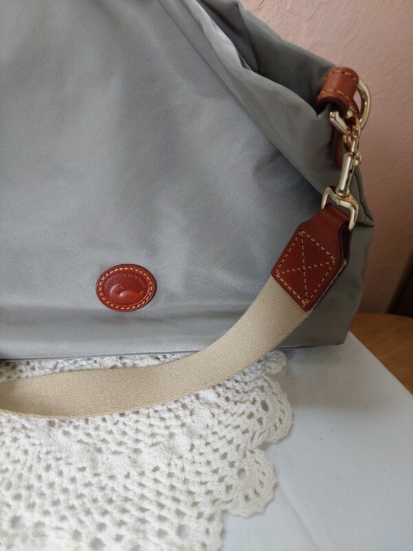 Dooney & Bourke Grey Nylon Shoulder Bag