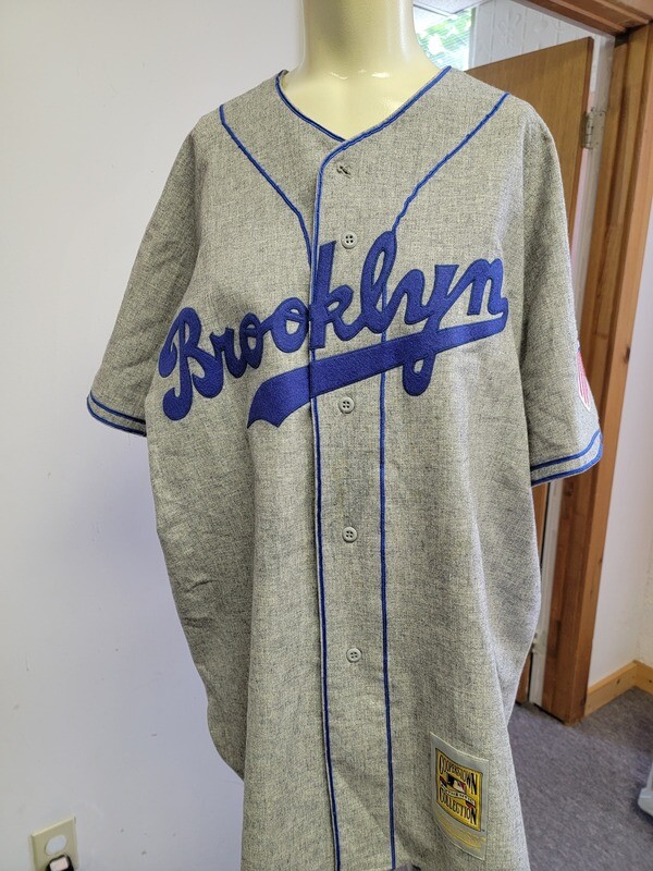 Mitchell & Ness Brooklyn Dodgers Babe Herman Wool Flannel XL