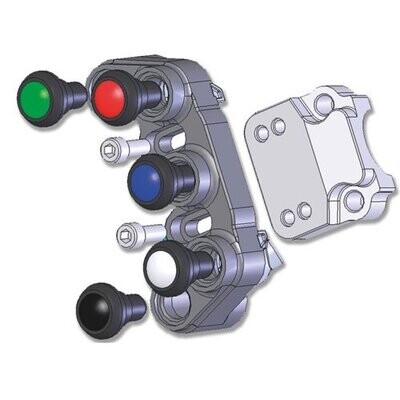 Brems-/Kupplungshalterung ZX10 RR 2016 bis 2020 - Standard ECU
