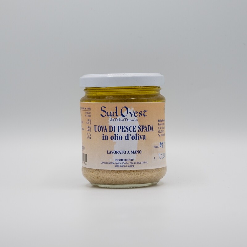 Uova di pesce Spada in olio d&#39;oliva