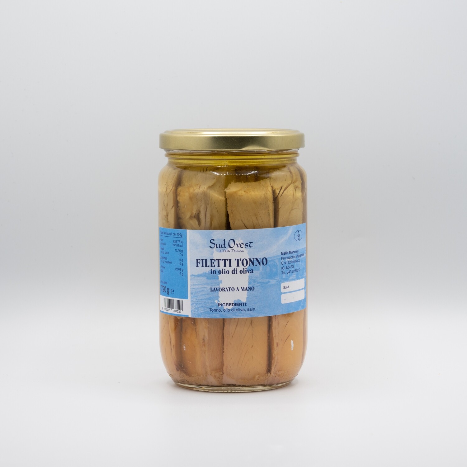 Filetti di Tonno in olio d'oliva