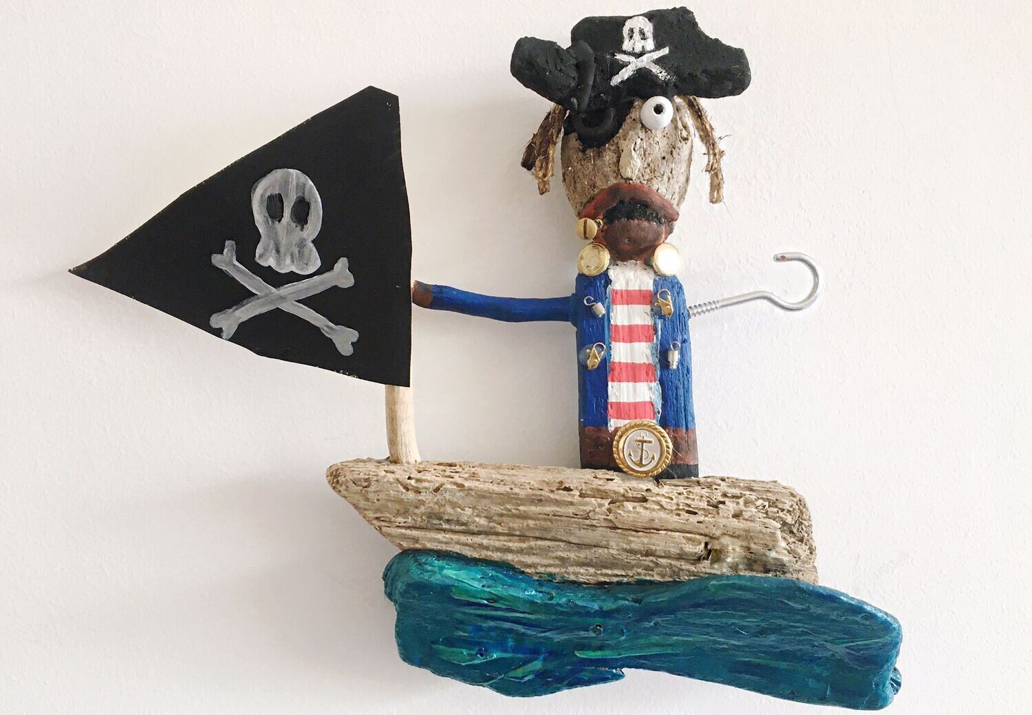 POPPO&#39; IL PIRATA - decorazione artigianale