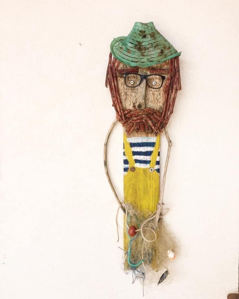 IL PESCATORE - Decorazione artigianale