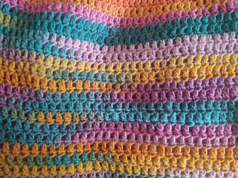 Pastel Striped Infinity Scarf