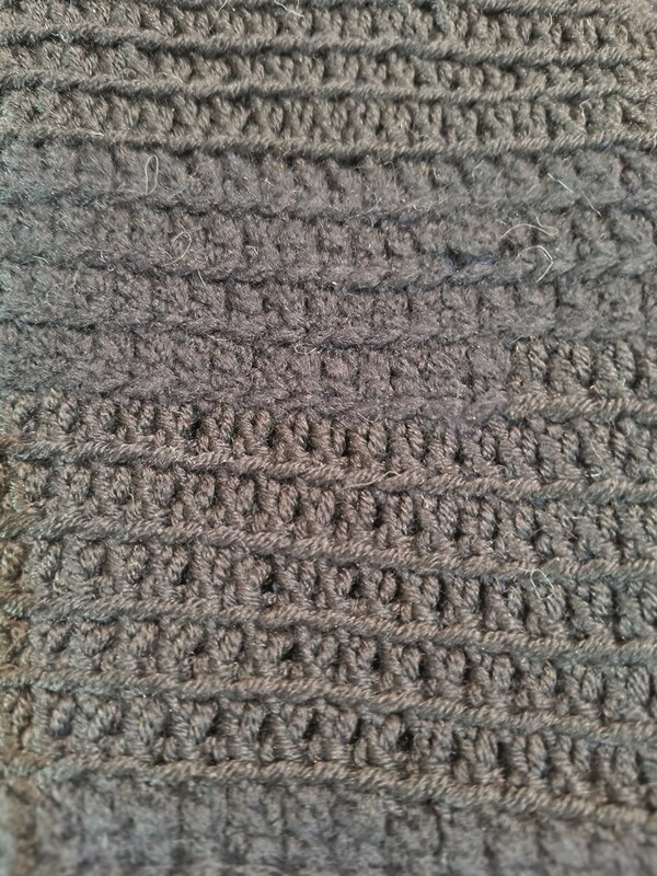 Black Cashmere Infinity Scarf