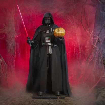 HOME DEPOT 7FT DARTH VADER ANIMATED PROP CHRISTMAS ANIMARONIC DECORATION IN STOCK