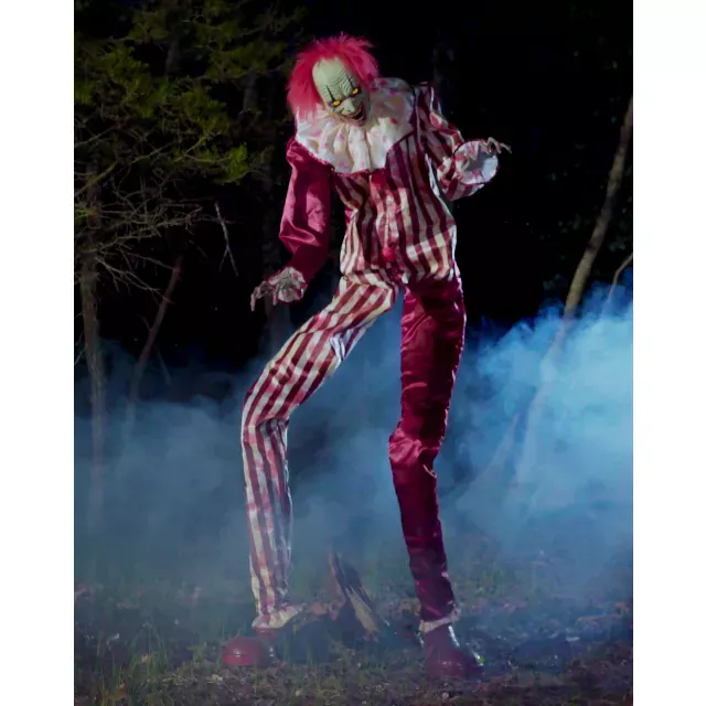 6.5 Ft Towering Creepy Clown Animatronic ORDER AIRFREIGHT DIRECT TO YOU.