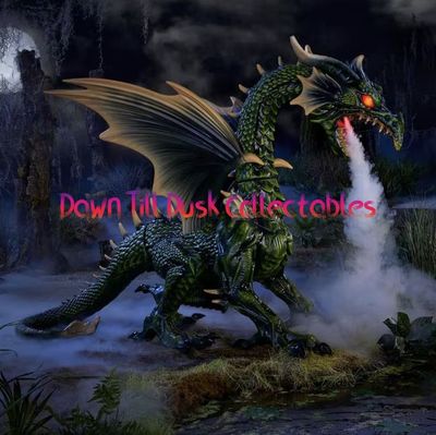 6FT ANIMATED GIANT GREEN DRAGON IN STOCK 6FT ANIMATED GIANT GREEN DRAGON IN STOCK