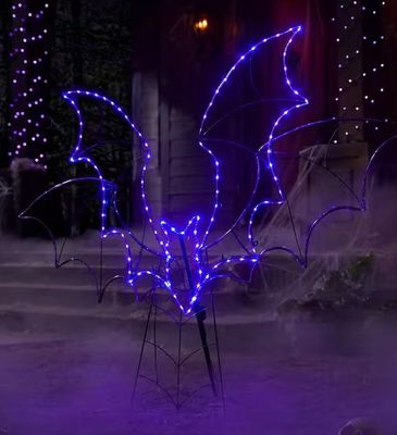 5.5 ft. LED Bat Silhouette PRE ORDER NOW FOR HALLOWEEN 2025 PRICE ADVERTISED IS DEPOSIT FOR PRE ORDER ONLY PLEASE READ DESCRIPTION