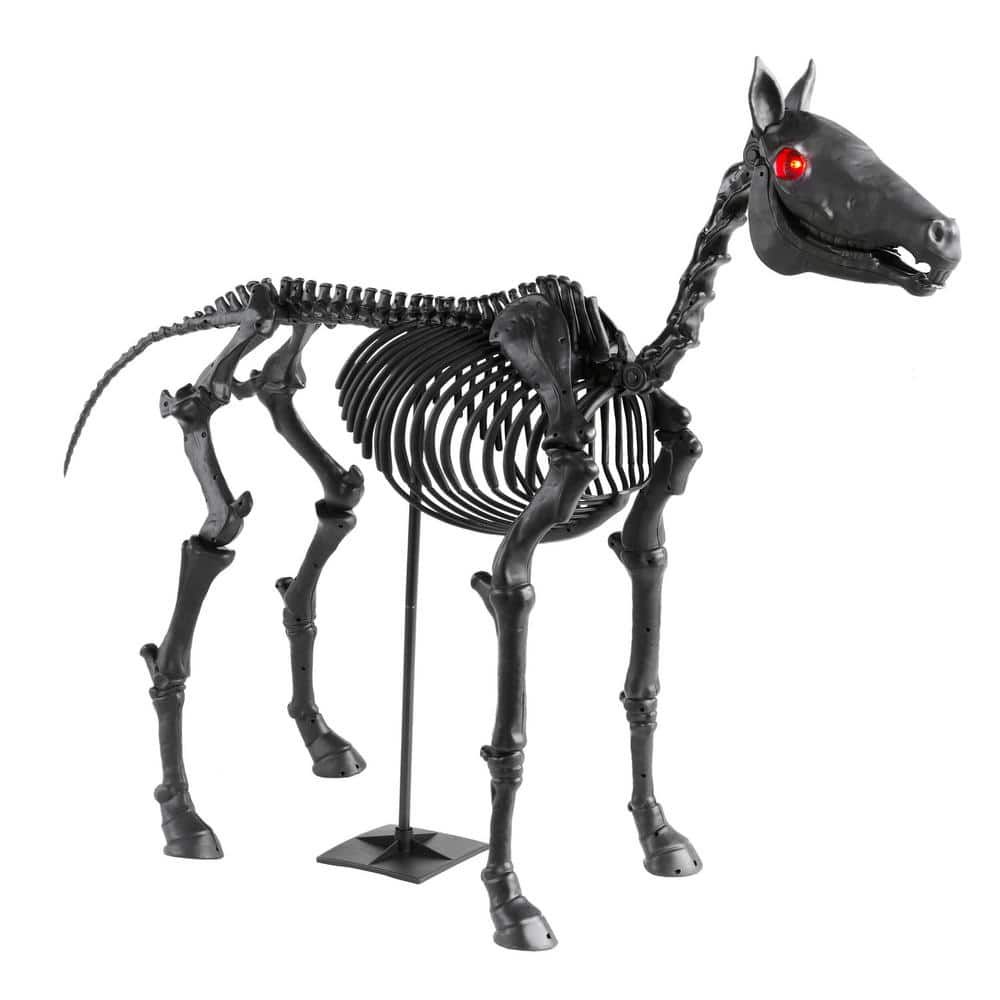 5.5 ft. LED Skeleton Pony IN STOCK