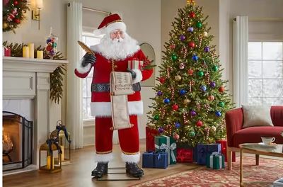 6 ft. Animated Wishlist Santa CHRISTMAS ANIMARONIC DECORATION IN STOCK
