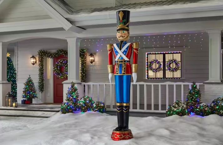 8 ft. Giant -Sized Animated LED Toy Soldier Holiday Yard Decoration PRE ORDER