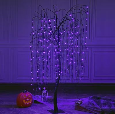 7 ft. Purple Pre-Lit LED Halloween Tree Artificial Christmas Tree with Spiders and 256 LED Lights PRICE ADVERTISED IS DEPOSIT FOR PRE ORDER ONLY PLEASE READ DESCRIPTION 7 ft. Purple Pre-Lit LED Halloween Tree Artificial Christmas Tree with Spiders and 256 LED Lights PRICE ADVERTISED IS DEPOSIT FOR PRE ORDER ONLY PLEASE READ DESCRIPTION
