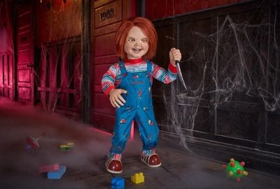 3.5 ft. Animated Chucky Doll IN STOCK 3.5 ft. Animated Chucky Doll IN STOCK