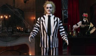 6.4 ft. Animated Beetlejuice IN STOCK 6.4 ft. Animated Beetlejuice IN STOCK