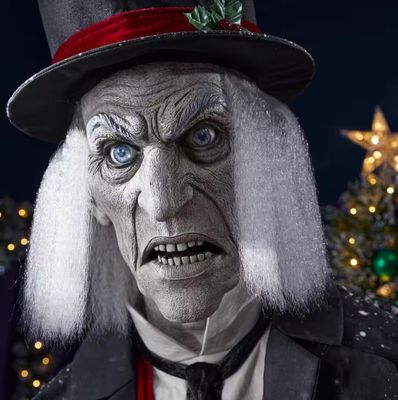 HOME DEPOT 6 ft. Animated Scrooge CHRISTMAS ANIMARONIC DECORATION IN STOCK