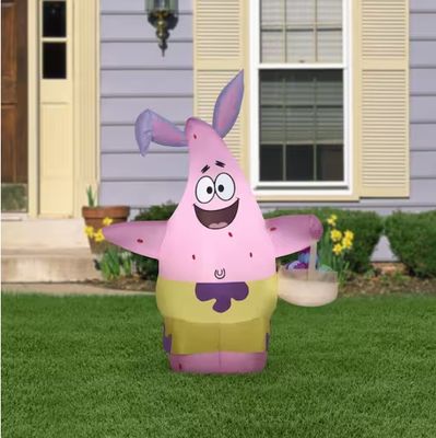 4 ft. Tall Airblown Patrick in Easter Outfit