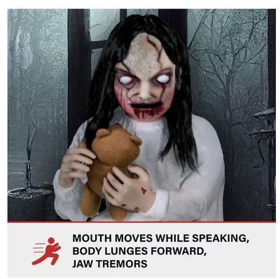3.5FT Motion-Activated Lunging Lily the Demonic Zombie Girl by TECKY, Premium Talking Halloween Animatronic PRE ORDER 2025