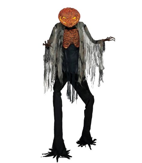7&#39; Scorched Scarecrow with Flamelight Animated Prop PRE ORDER NOW FOR 2025