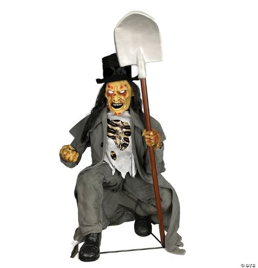 Crouching Grave Digger Halloween Decoration  PRE ORDER NOW FOR 2025