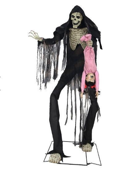 7&#39; Animated Towering Boogey Man Prop  PRE ORDER NOW FOR 2025