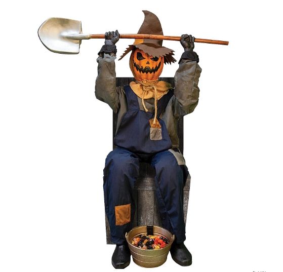 44&quot; Smiling Jack Greeter with Chair Halloween Decoration PRE ORDER NOW FOR 2025