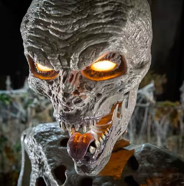 5 ft. Grave &amp; Bones LED Ultraposeable Corpse ORDER NOW FOR HALLOWEEN 2025